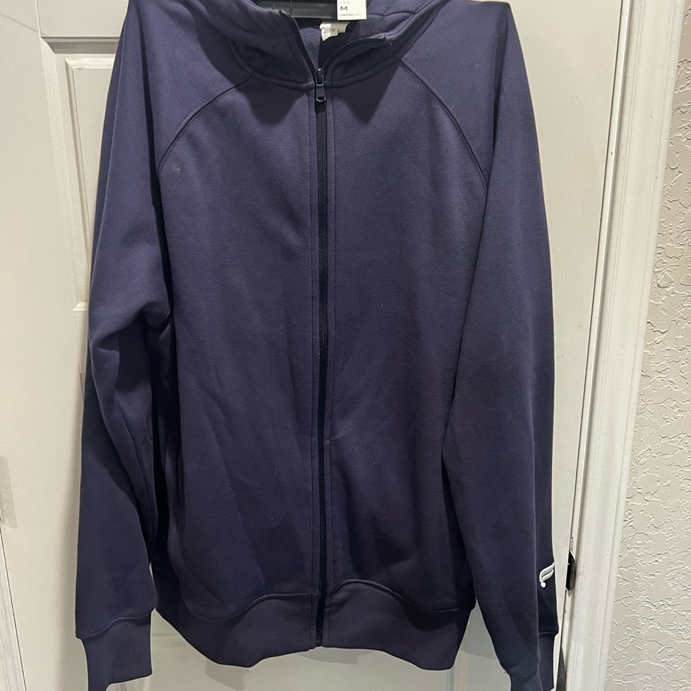 Men's Navy Blue Fabletics set : Jacket size Medium pants size small
